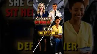 Flight Attendant Refuses Seat&hellip; Pilot&rsquo;s Unexpected Stand Shocks Everyone ✈️#shorts