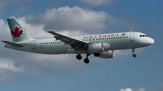 Air Canada C-FDCA arrival at YYZ Toronto Pearson International Airport. 