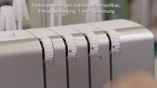 Stichwahl und Sticheinstellung bei der Overlock BERNINA L850 vornehmen. BERNINA N&auml;hcenter Iseli