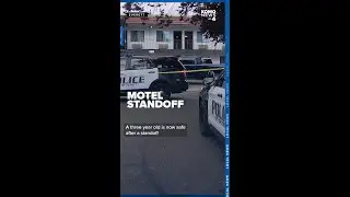 Man arrested, child safe after hourslong standoff inside Everett motel