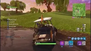 Fortnite 1st ever golf cart stunt ramp made