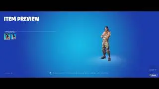 [SHOWCASE] FORTNITE SHOP ITEMS: UNCOMMON OUTFIT HAWK CLASSIC