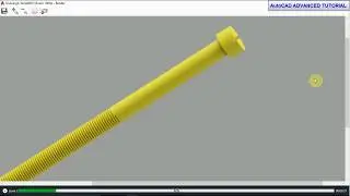 #AutoCAD TUTORIAL 2018   M6 BOLT MODELLING