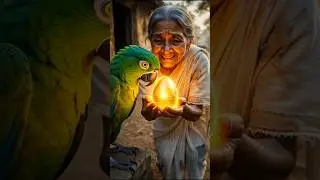 Farmer Dadi and Parrot plant Kinder Joy tree 😭 #ai #pigeon #farmer #tree
