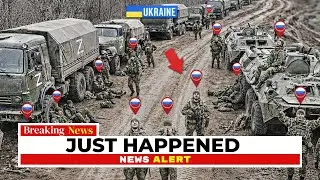 Swarm of Ukrainian Drones Spotted Large Russian Convoy Near Pokrovsk - Then THIS Happened...