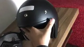 Capacete + Máscara oldschool/caferacer/chopper/bobber/Pro Tork