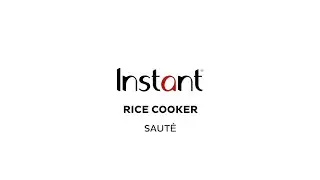 Sauteren met de Instant Pot Rijstkoker en Stomer | Instant Brands