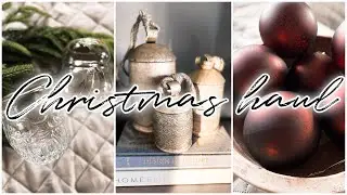 Christmas Decor Haul! High End Aesthetic Finds | Amazon | Anthropologie | Kirklands | TJ Maxx