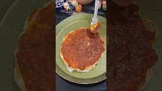 Rava Double Cheese Pizza 🍕 | No Oven | Jain Recipe |Suji Pizza Recipe #viral #food #healthyfood