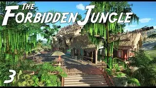 🐊 Building a Jungle Restaurant in Planet Coaster Let's Play Ep. 3 | Adventure Pack DLC