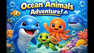 Ocean Animals Adventure 🌊 | Fun Sea Animals Song for Kids