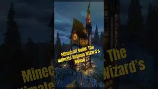 Minecraft Build: The Ultimate Autumn Wizard&rsquo;s House #shorts #minecraftbuild #minecraft