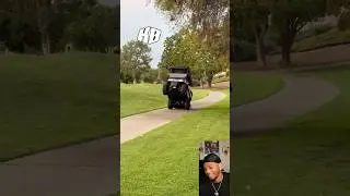 Worst Golf cart crash EVER!!🤯😂 | Irresponsible ￼ #youtubeshorts