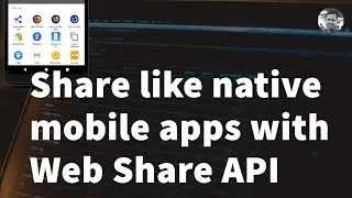 Share like native mobile apps with Web Share