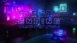 Stream Ending Screen   Blue - Sound Gamer
