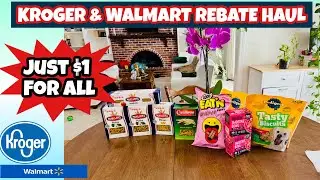 Покупка продуктов в Walmart и Kroger и получение скидки / запасаюсь продуктами для кладовой