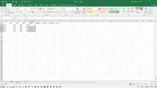 Excel 2016 Functions: Sum, Min, Max, Average, Count