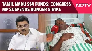 Tamil Nadu News | TN Congress MP Sasikanth Senthil Ends Hunger Strike Over SSA Funds