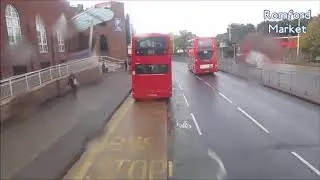 Romford Town Centre Bus Diversion *Visualized Both Ways*