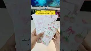 Dapat orderan custom amplop dari Jawa Timur 💌 #shorts