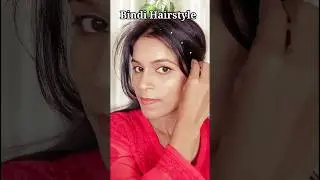 I Tried Best & Quick Bindi hairstyle Technique 💫😱👍 #shorts #hairstyle #shortsvideo