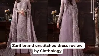 Unboxing Zarif brand dress|Clothology|wedding formal dress|Clothology review 