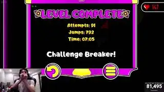 Doggie Beats Silent Clubstep [FULL RUN] (Geometry Dash)
