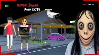 MOMO Zombie Exe Haunted YUTA MIO At Night 😱 || SAKURA SCHOOL SIMULATOR Horror Drama 👹