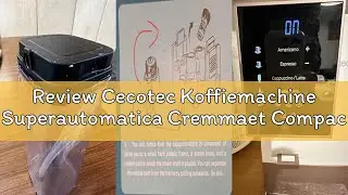 Review Cecotec Koffiemachine Superautomatica Cremmaet Compactccino. 1350 W, Thermoblock, 19 bar Druk