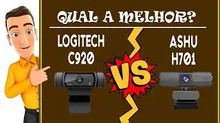WEBCAM - LOGITECH VS ASHU H701 -  QUAL A MELHOR?
