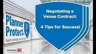 Episode 118: Negotiating a Venue Contract: 4 Tips for Success!