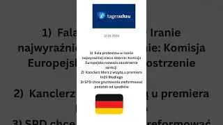 Niemiecki dziennik telewizyjny @tagesschau 12 stycznia