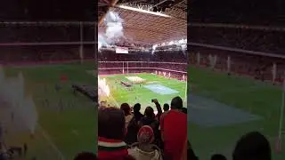 This what it like down the principality stadium in Cardiff