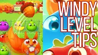 Farm Heroes Super Saga Windy Level Tips - Get the Nut to the Squirrel