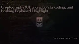 Cryptography 101: Encryption, Encoding, and Hashing Explained || Highlight