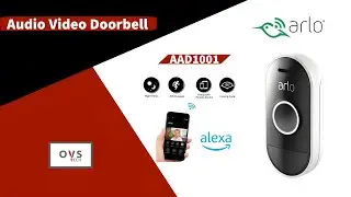 Arlo Audio Doorbell AAD1001 For Smart Home Works With Amazon Alexa