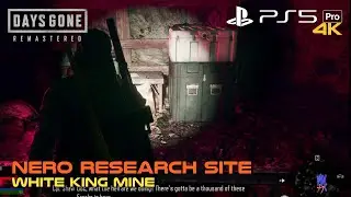 DAYS GONE REMASTERED | White King Mine Nero Research Site | PS5 Pro | 4K