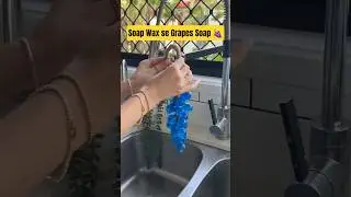 &ldquo;Soap Wax se Grapes Soap 🍇😳 Satisfying Result | #Shorts&rdquo;asmrshorts #shortvideo #viralcraft