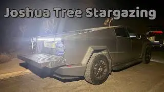 Off-Grid Stargazing in Joshua Tree with the Cybertruck!