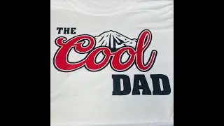 How to use the one-step heat transfer paper to make a Father's Day shirt in a matter of seconds