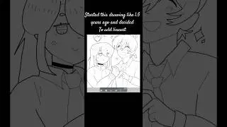 #ibispaintx #unfinished #nocolor #blue #kms #smallyoutuber #veiwspls
