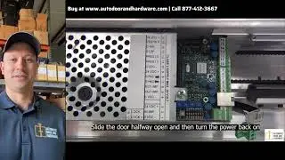How to Set Up a Besam UniSlide Automatic Sliding Door (Learn Cycle Guide)