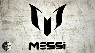 How to Draw Lionel Messi Logo | Drawing With Black Marker @LetsDrawBlack