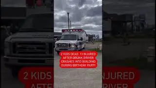 2 kids dead, 13 injured after drunk driver crashes into birthday party