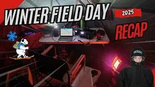 Winter Field Day 2025 | FX4CR | Winter Ham Radio Camping