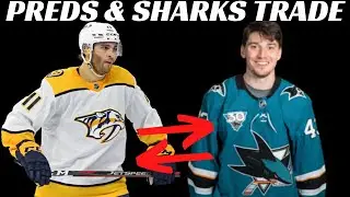 NHL Trade - Sharks & Predators Complete Trade