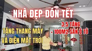 💥Nhà đẹp quá Anh Chị ơi ! Lắp sẵn thang máy xịn và giàn năng lượng mặt trời | Nhà đất Nha Trang