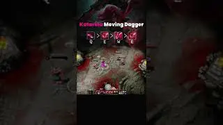Katarina Moving Dagger Combo #shorts