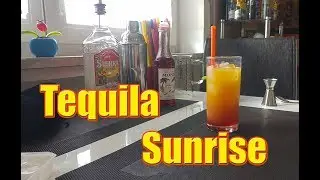 Tequila Sunrise Cocktail / mit Rezept