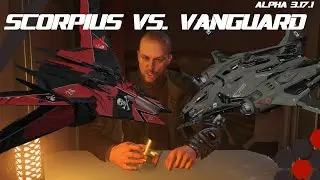 RSI Scorpius Vs. Aegis Vanguard Warden - Eckhart Security Job Op. - Star Citizen 3.17.1